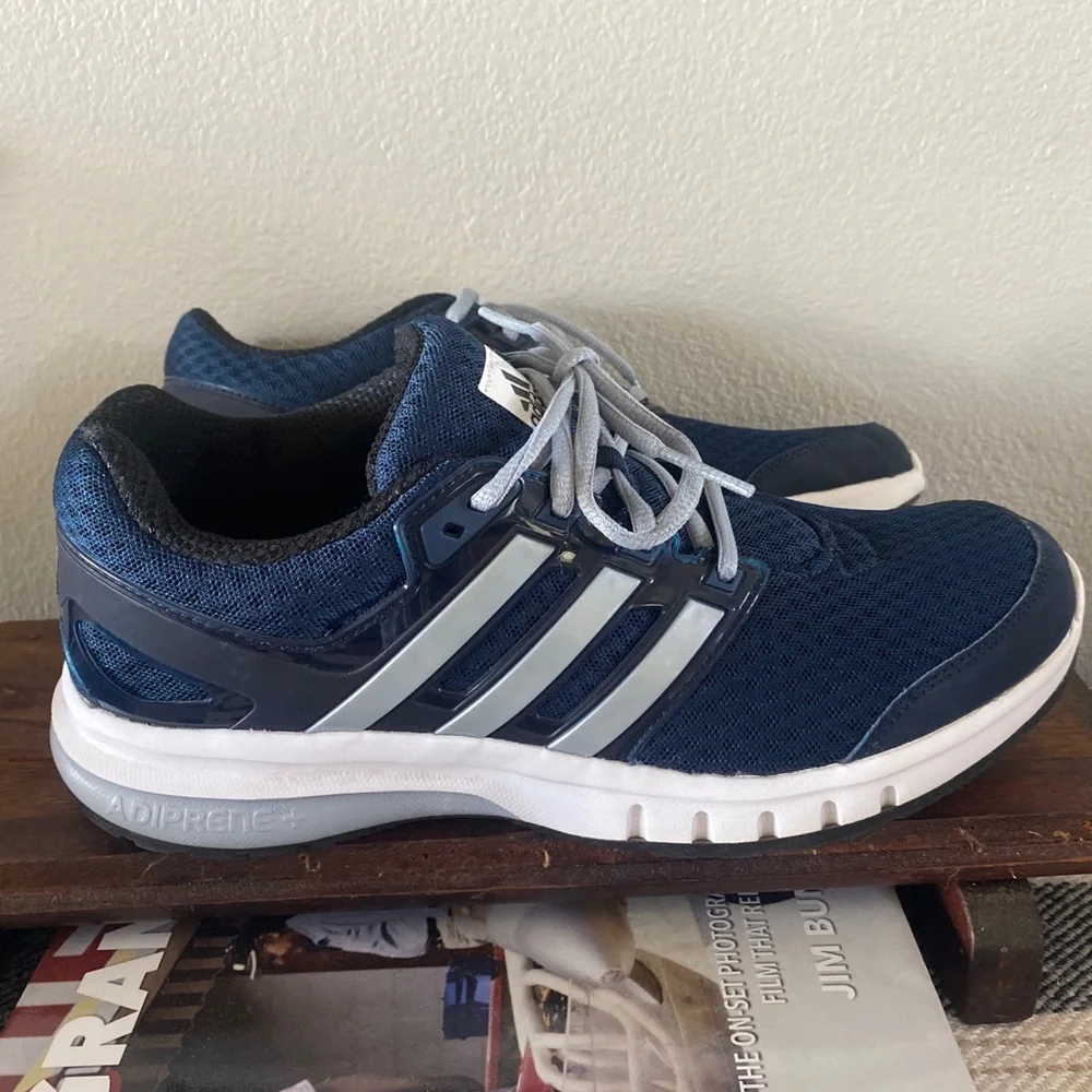 Adidas Men B24434 Blue Running Shoes Size 7.5 Very Good Condition!!
